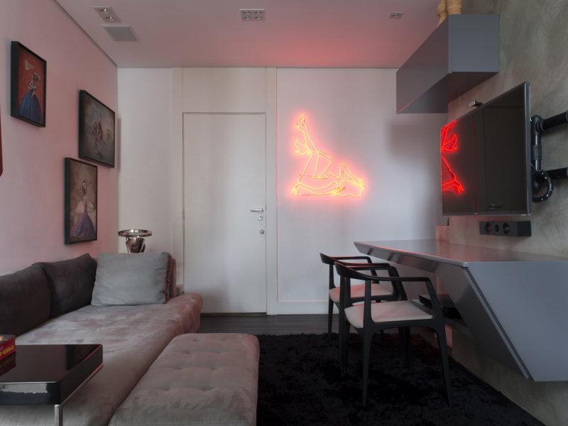 Arquiteto transforma apartamento de 27m² em loft moderno